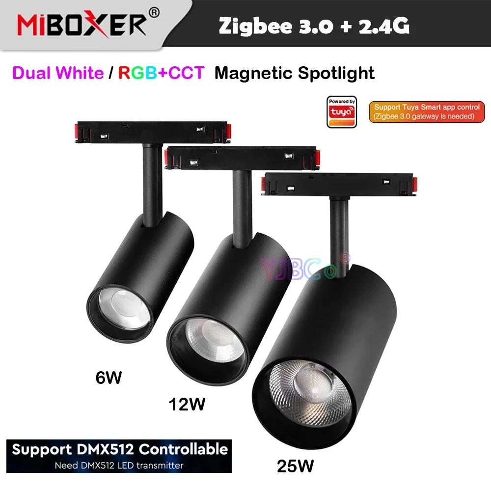 Miboxer ׺ 3.0 LED ׳ƽ ƮƮ, Ʈ RGBCCT,  ȭƮ CCT, õ , Ʈ , 48V, 2.4G, 6W, 12W, 25W